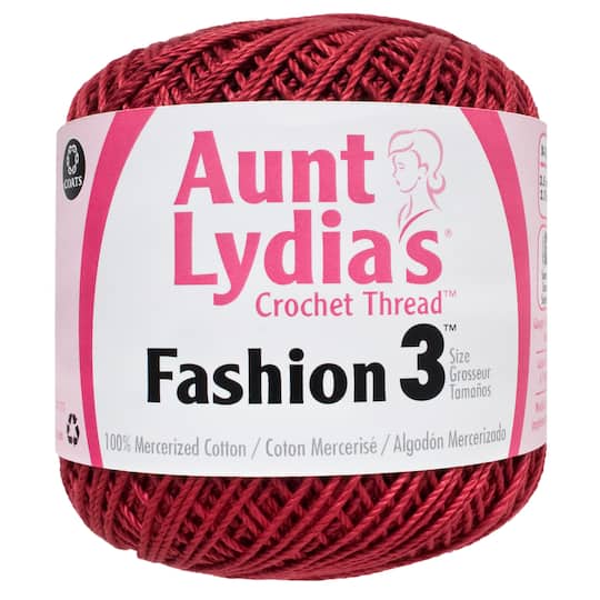 Aunt Lydia's Crochet Cotton Thread Size 10 Over 48 Colors Available